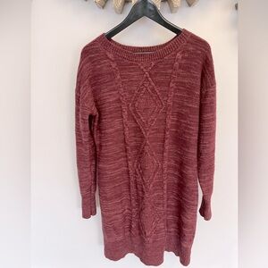 Grace & Lace Cable Knit Sweater Dress